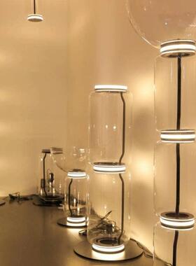 客厅沙发旁落地灯意大利设计师创意Noctambule书房卧室玻璃隧道灯