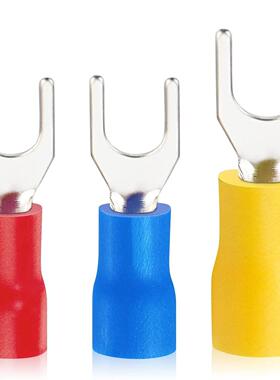 （紫铜）叉型预绝缘端头Y型接线端子冷压SV系列