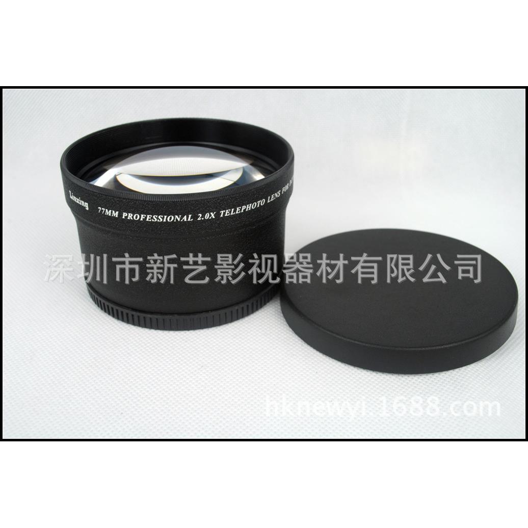 新艺77mm2倍增倍镜增距镜黑色(UV82)