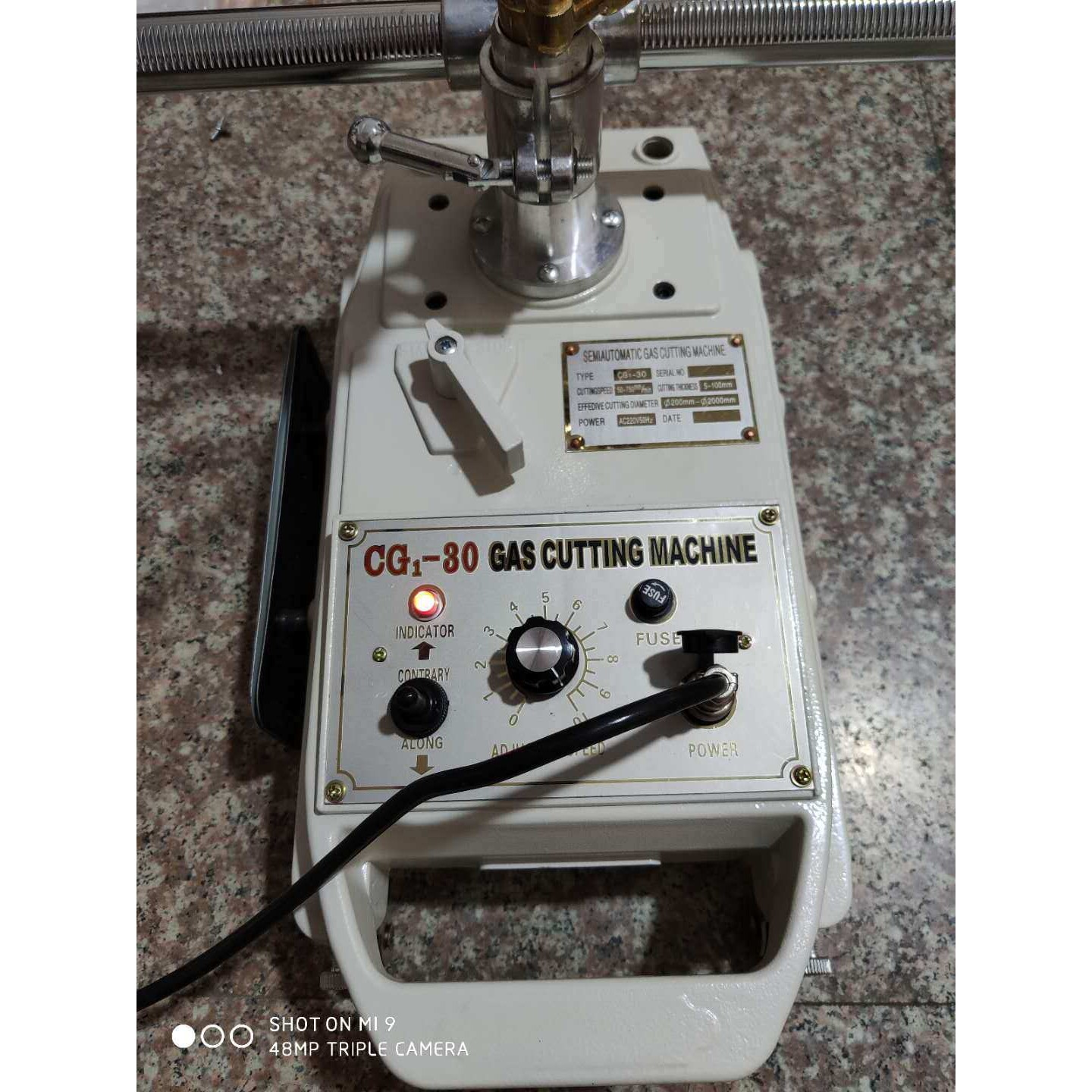 半自动火焰切割机CG1-30/100便携式切割机金属钢板焊割设备割圆机