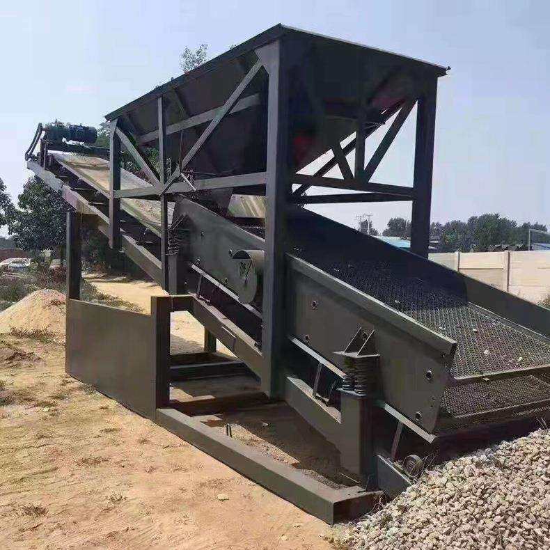 矿山河道震动筛沙机30/50移动式滚筒筛筛分机大小型工程机械设备