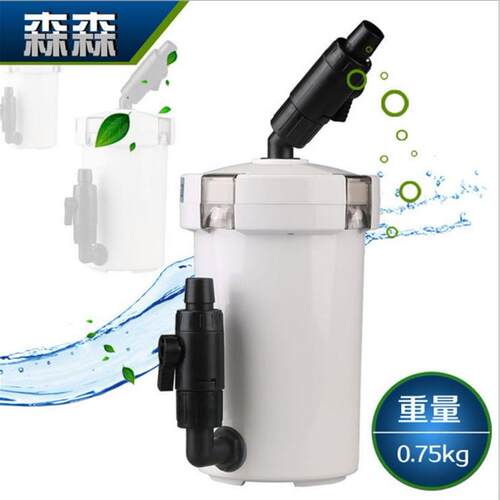 HW-602/603/604静音过滤桶过滤器水族过滤桶前置过滤桶无