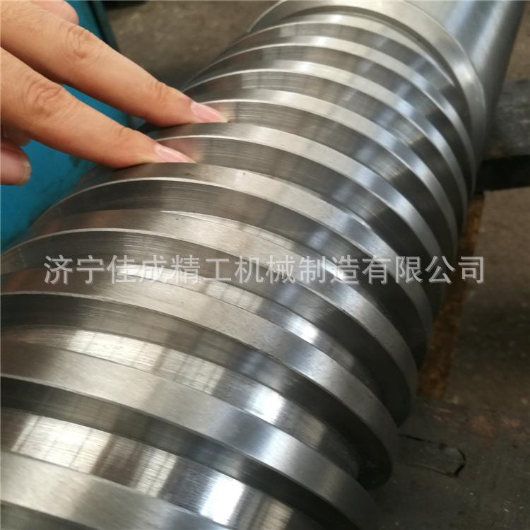 梯形丝杆加工45#钢左右旋t型丝杆Tr150大导程大螺距重型多头制作