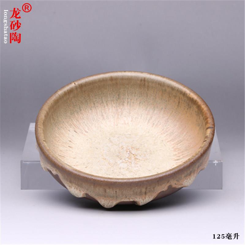 龙砂陶单杯主人功夫小茶杯品茗杯子陶瓷茶盏喝茶红迷你茶瓷杯