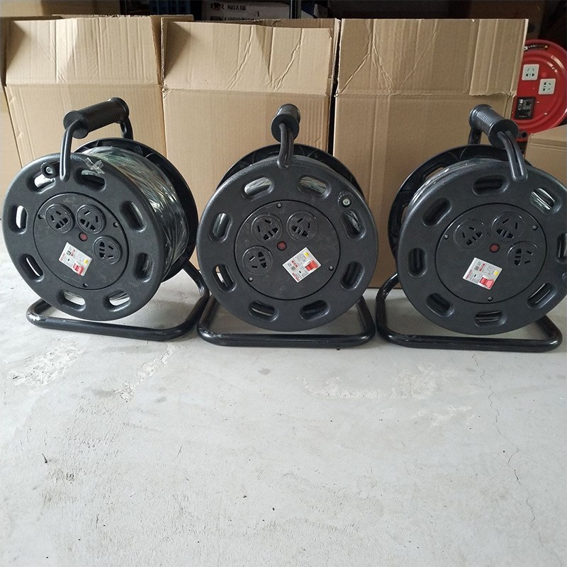 隆镔ABS2600#移动电缆盘220V 10A/16A绕线器卷线盘电缆盘