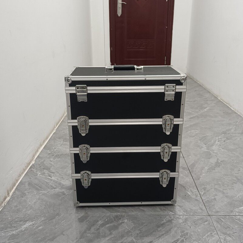 厂家直供铝合金多层组合式工具箱多功能可拆分仪器箱储物防摔收纳