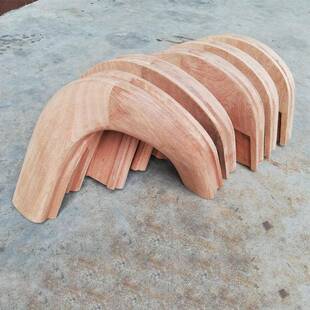 实木楼梯扶手弯头左右起步弯头U型弯头扭型弯头上下弧度弯平弯头