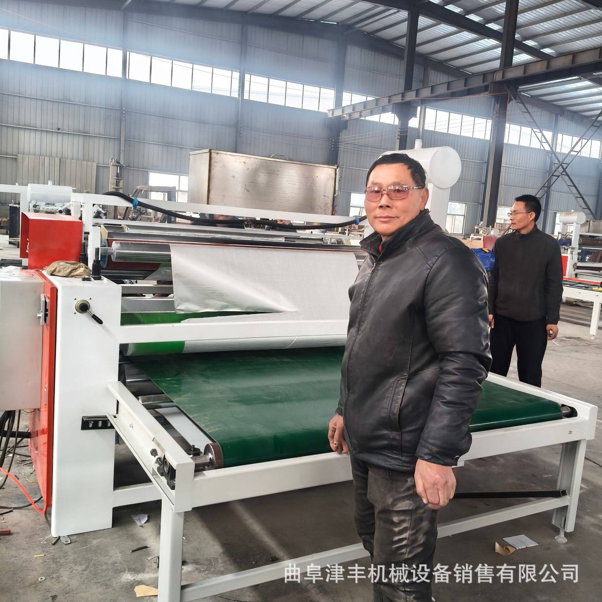 双面铝箔纸复合机气凝胶毛毡卷材涂胶机玻璃纤维保温棉贴面机