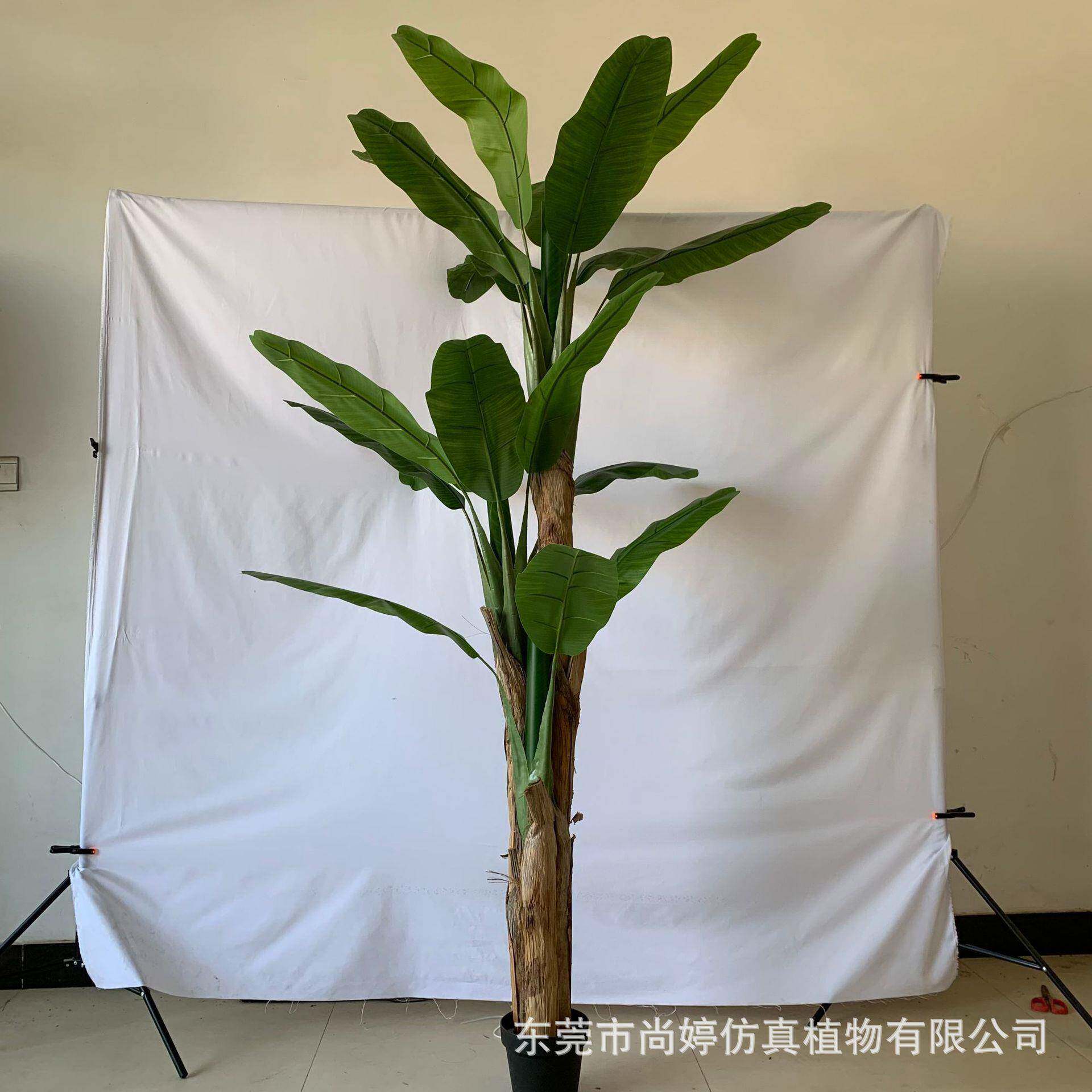 仿真芭蕉树仿真树芭蕉树盆栽人造假绿植室内外装饰园林造景