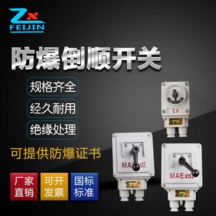 防爆倒顺开关防爆转换倒顺开关防爆逆转开关BXQN-10A30A60A