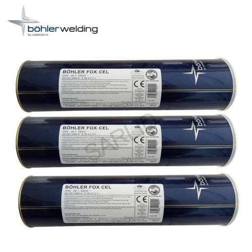 奥地利伯乐E6010/BOHLERFOXCEL+纤维素管道焊条2.5/3.2/4.0mm