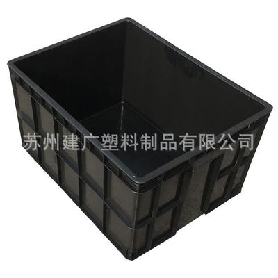 670-380抗静电箱710箱塑料周转箱pp注塑防静电箱加厚耐摔用