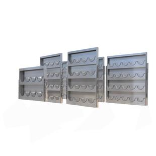 东安不锈钢安全帽架SSC工地电厂壁挂安全帽收纳放置摆放架柜鞍山