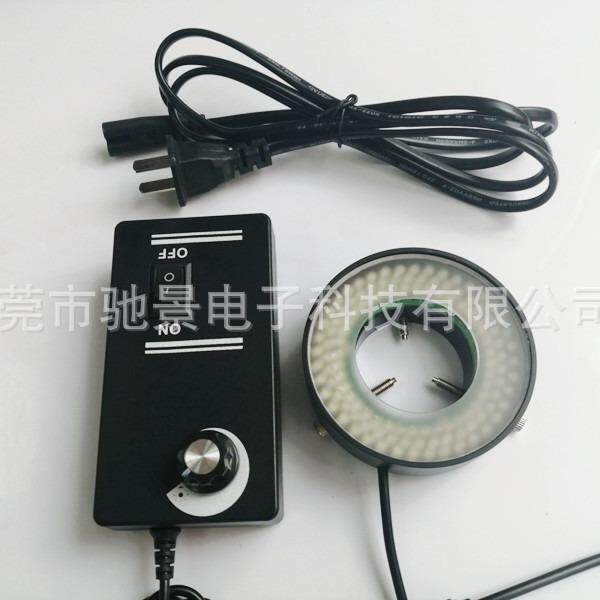 24V内径41mm120颗灯珠单筒视频体视显微镜LED环形光源工业视觉灯