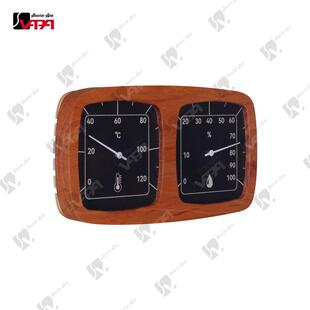 桑拿配件赤杨双表木制+铝板温湿度计桑拿附件干蒸房桑拿配件