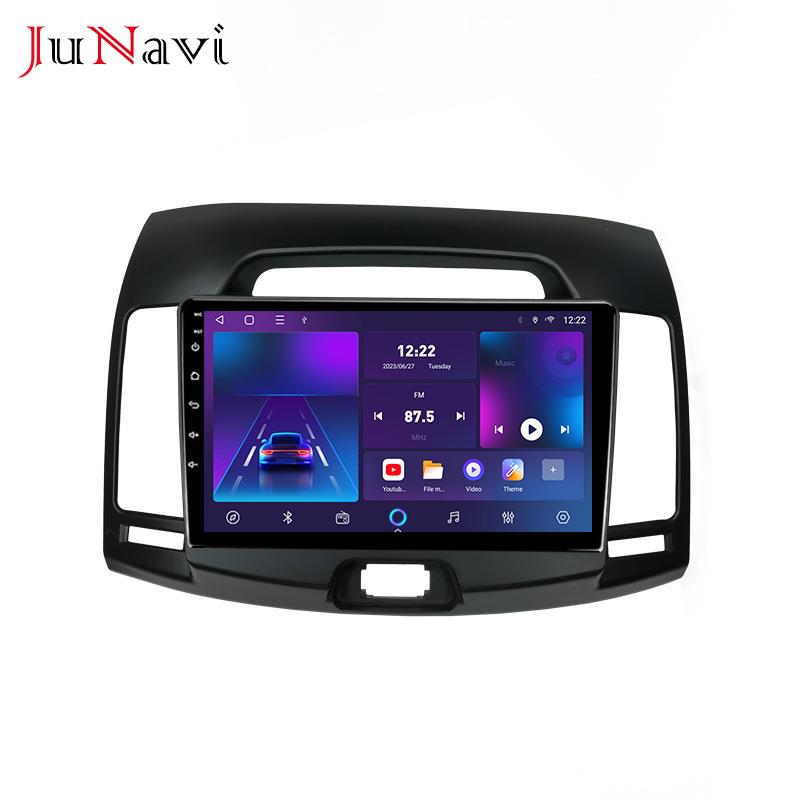 适用现代伊兰特海外版06-10款安卓大屏车载中控导航无线Carplay