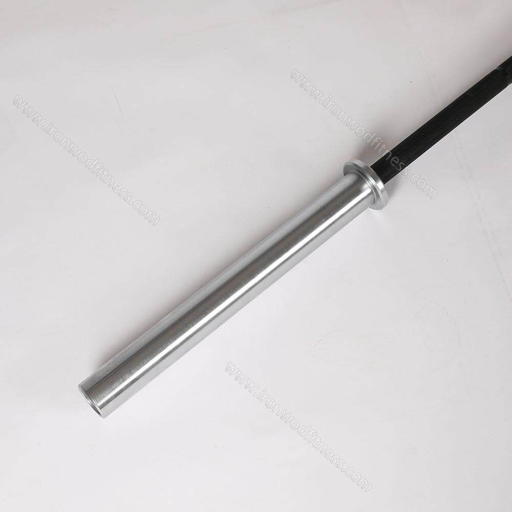 力量举杠铃杆承重硬拉杠铃杆深滚花商用级举重杆1500lb杠铃