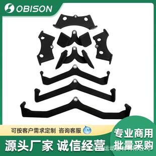 龙门架拉背把手划船下拉夹胸健身器材配件对握高低拉背神器八件套
