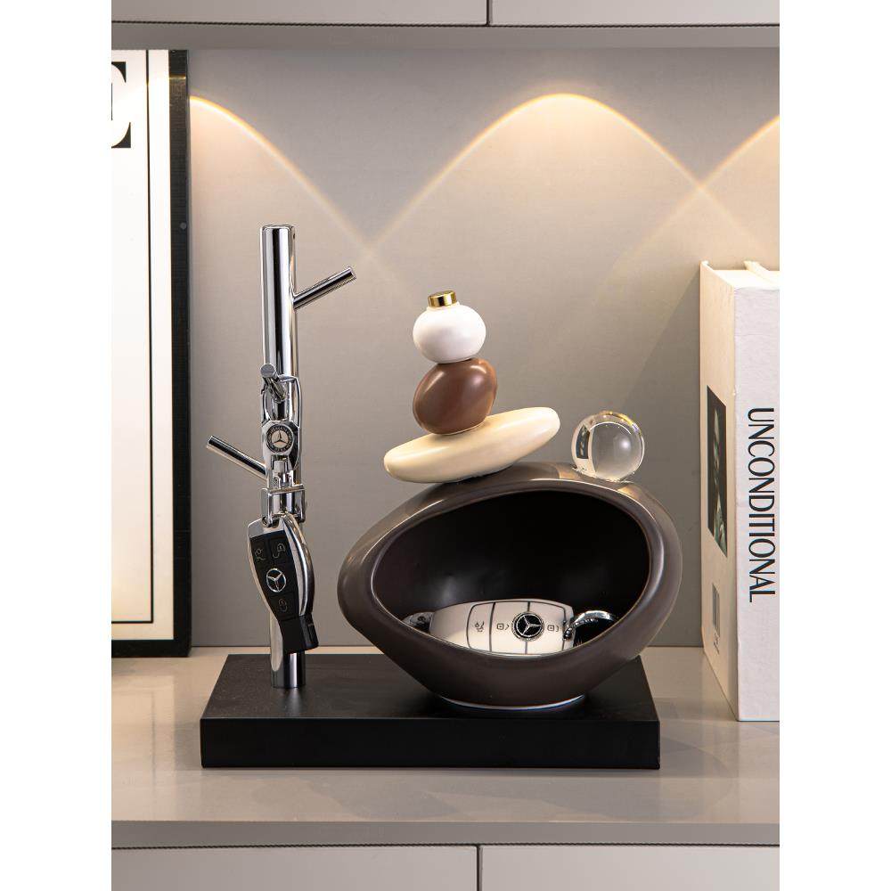 ?石来运转钥匙收纳玄关件入摆户欢迎回家客厅酒柜视电Fhqmrhzx柜,家居饰品,装饰摆件,淘宝优惠券,粉丝福利购,淘宝优惠卷