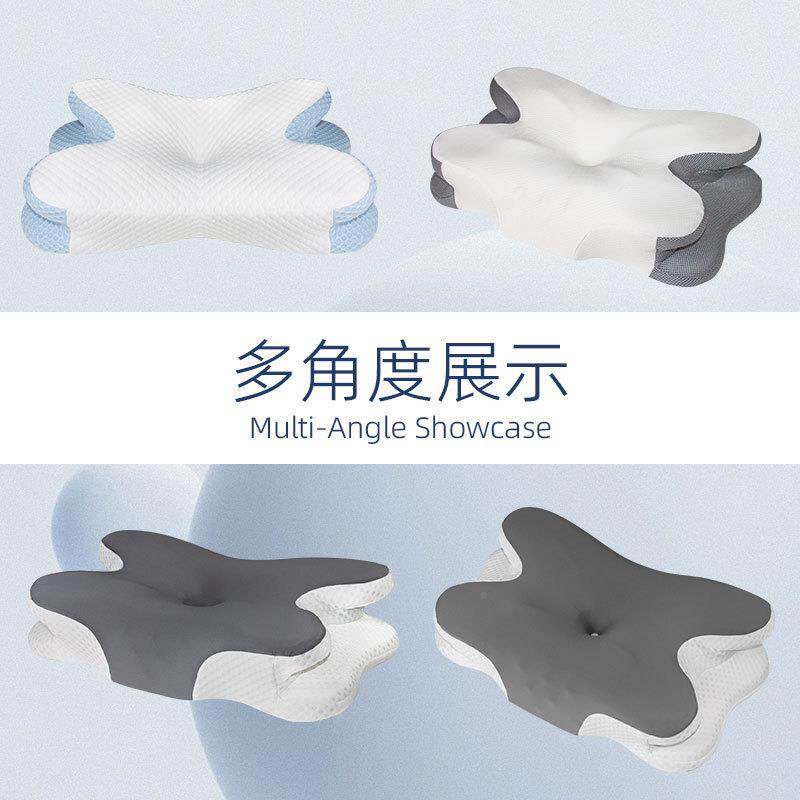 慢回弹记头忆深睡眠枕压枕成人蝶形枕零力记忆P1109棉护颈枕现货