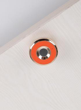 家用屉抽纹锁智指能半导体FVA办公桌文柜信报箱件柜子圆形锁电子