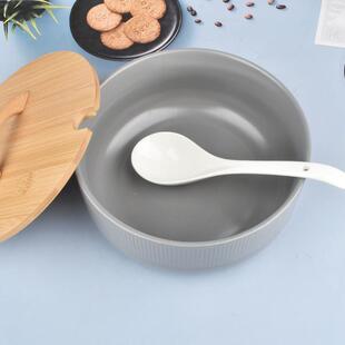 简大约陶瓷号汤碗5200毫升家用带盖670超大号鸡汤水煮鱼大竹盆创