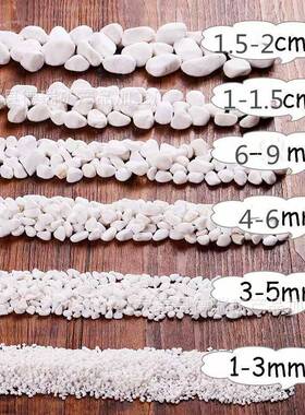 家厂装白色石子院庭铺KJZ路白鹅卵石饰白石头小白石造景白砾石