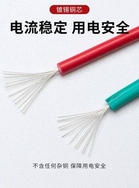 151900子线37230/28/26/24/22/1电8/16AWG铜镀/锡多股铜芯软电线