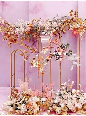 新款婚庆具众星拱道月路件引摆板55766婚庆舞台背景屏风婚礼阳光