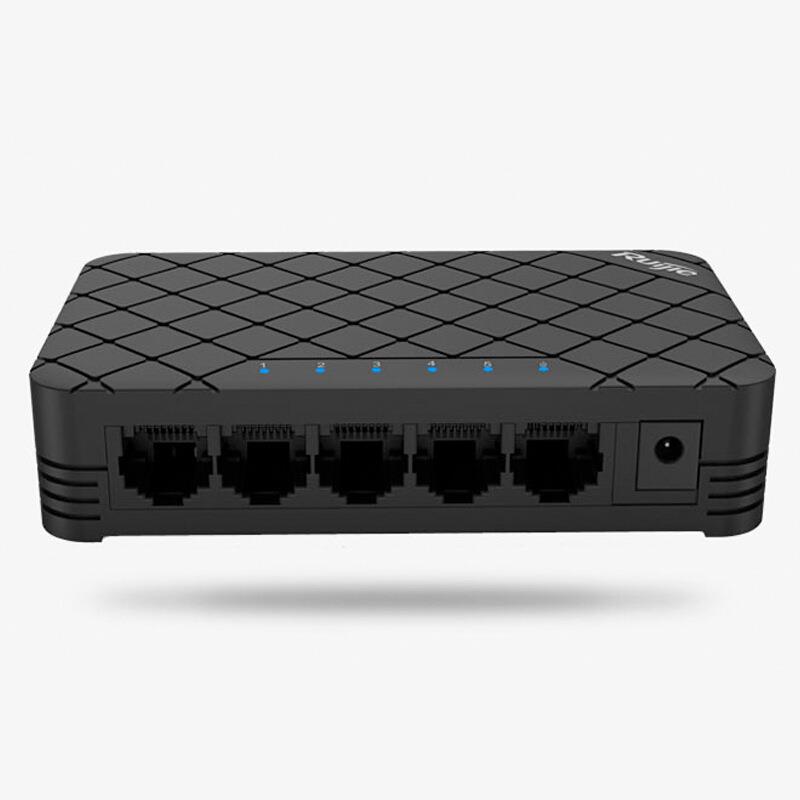 锐捷RG-S05企业级集易网络5家用商用口16百兆交换机8口千OKWE兆线