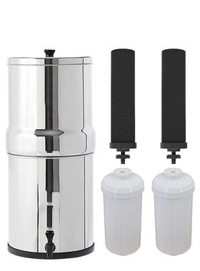 户外露不锈钢净水桶PPV水过重滤器力过滤桶净水营设备