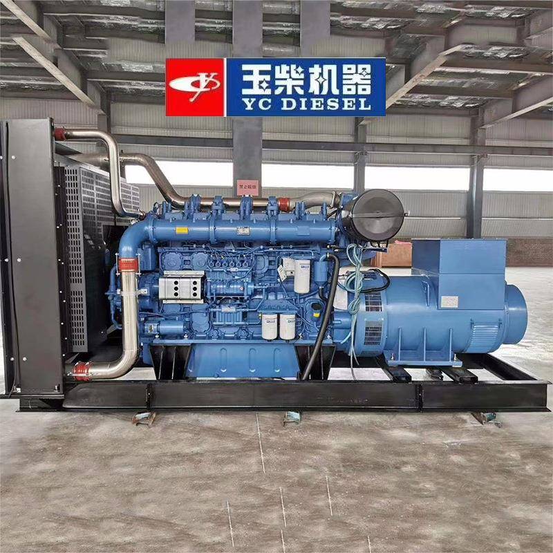 1000K柴W油发电机组380V1瓦520kva低噪音全自动1000千豪曼动力柴