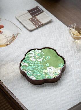 胡桃木壶承复茶古承实木茶盘高档小型垫家用客厅茶台ZH-02859壶干