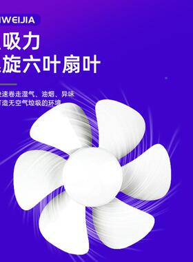 太阳能换排气气扇厨房无1换气扇抽油烟LNE抽风工业排刷风扇机12寸