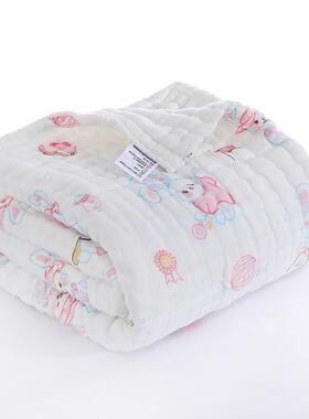 2层110*1510新生婴纯棉浴ONB儿巾超儿童盖毯毛柔巾被