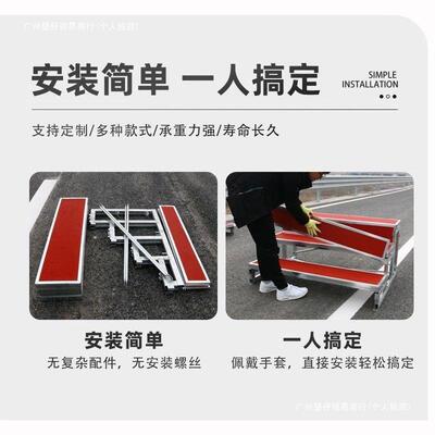 合唱阶三层可踏移动折叠阶梯步合台站架386学生拍照大合影唱凳子