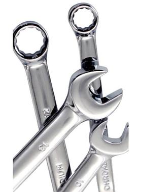 钢盾(SHEFF1IEDL)S01700口公制精抛LQV光9件两用加长梅花开扳手组