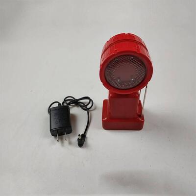 铁路双面红灯TLF闪-2度C磁吸式安全示灯警LEYBOD锂电调车辆警示灯