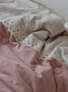 四60x21纱0可机洗大豆被1.6x2.1米全棉布春秋季被芯单1人92260宿