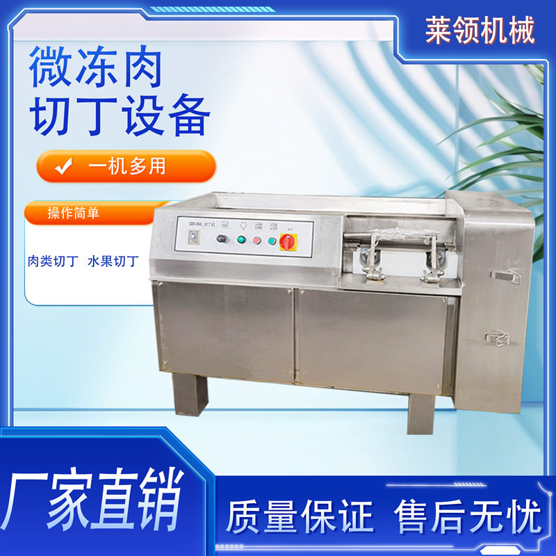 全自动牛肉切丁机芒果菠萝木瓜切丁机多功能杏脯枣子干切丁机器