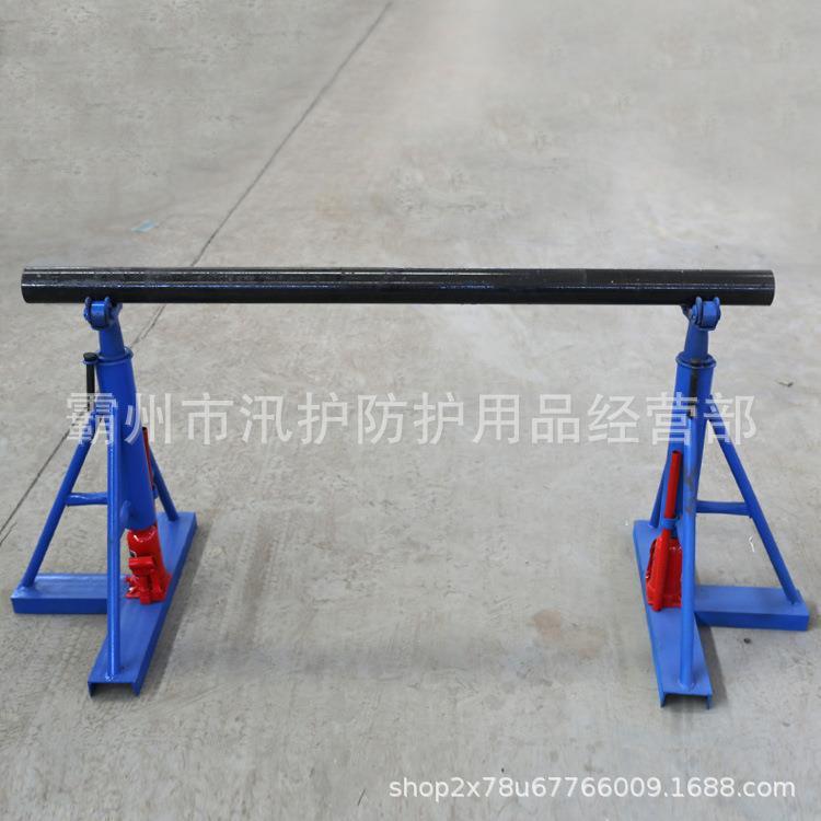 电缆放线支架三角液压放线架钢丝绳线盘架立式导线支撑架