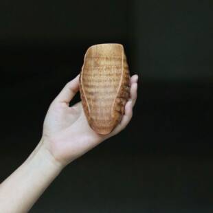 老竹根茶则复古茶具茶匙赏茶荷茶道竹工艺品竹制品文玩把件茶艺用