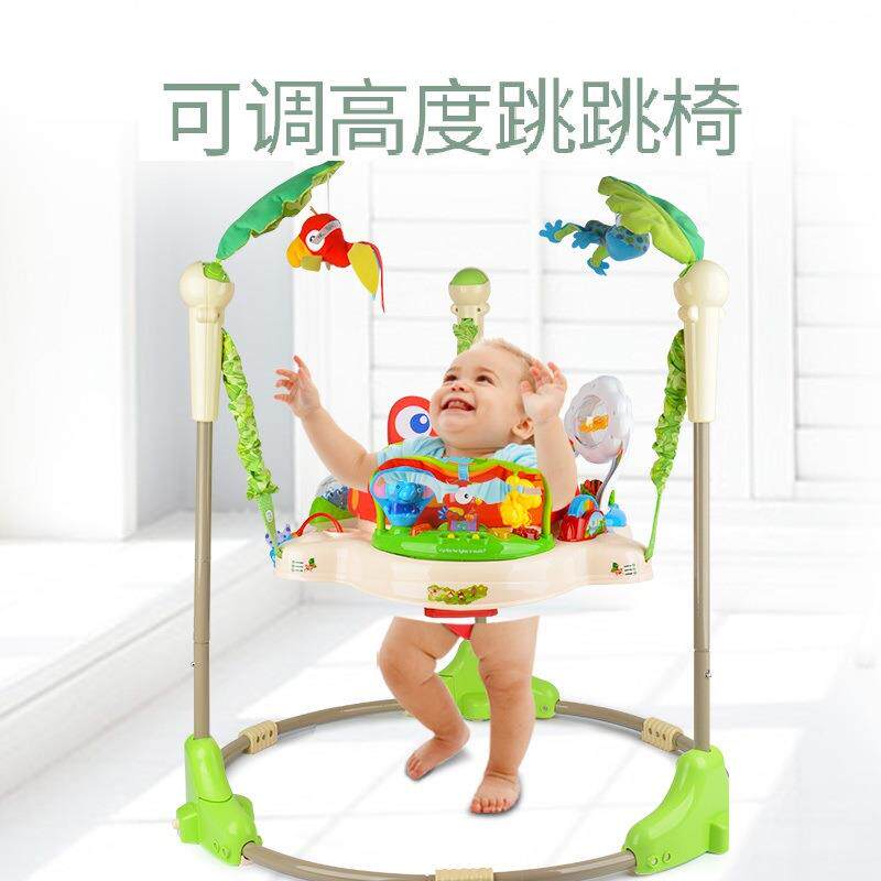 婴儿跳跳椅儿童多功能带灯光音乐秋千健身架玩具