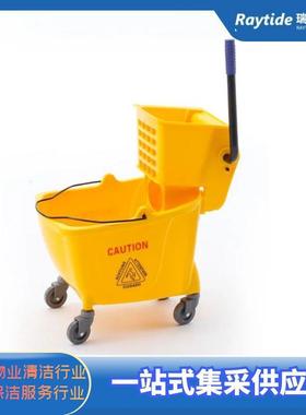 白云AF08080榨水车手压式挤水桶拖把桶32L挤拖把水桶商用