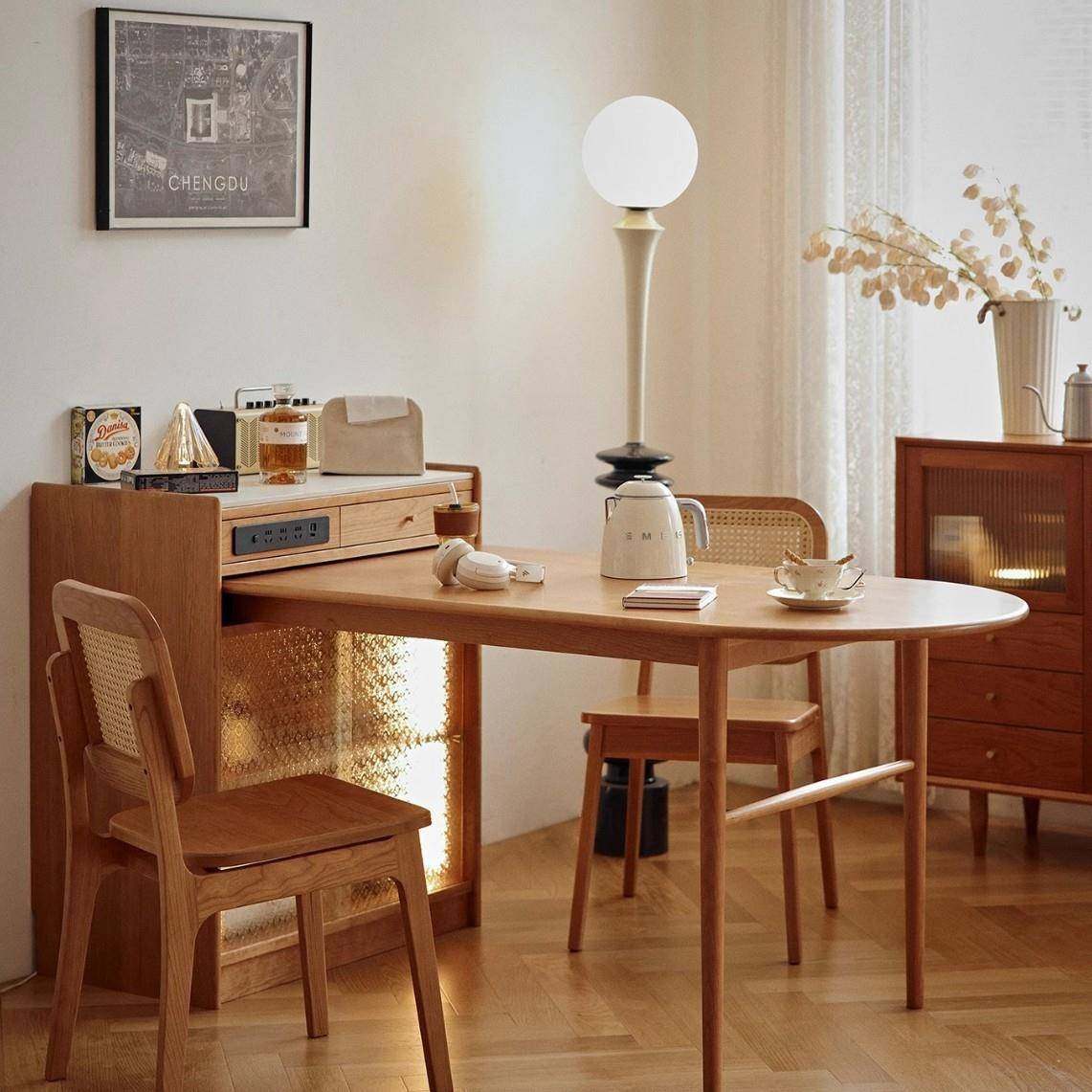 北欧实木岛台餐桌餐边柜一体可伸缩抽拉饭桌樱桃木小户型岛台餐桌,机械设备,其他机械设备,淘宝优惠券,粉丝福利购,淘宝优惠卷