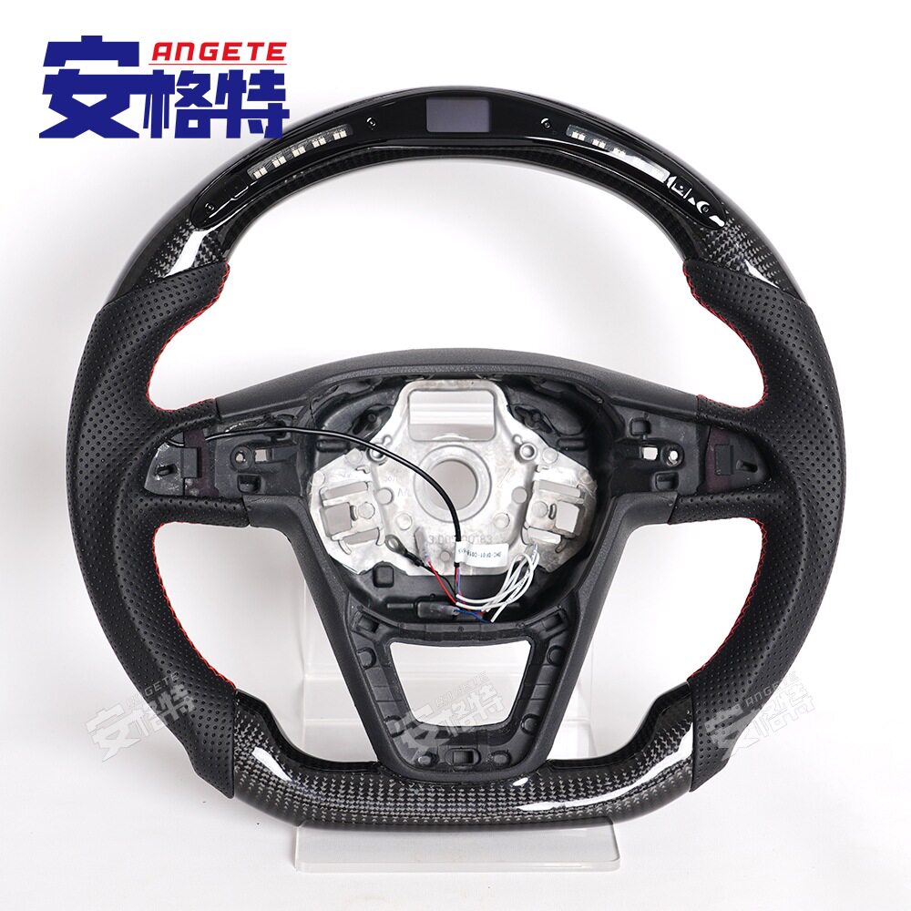 适用于13-19西雅特SEAT/LEON/IBIZA/LED智能平底方向盘汽车转向盘