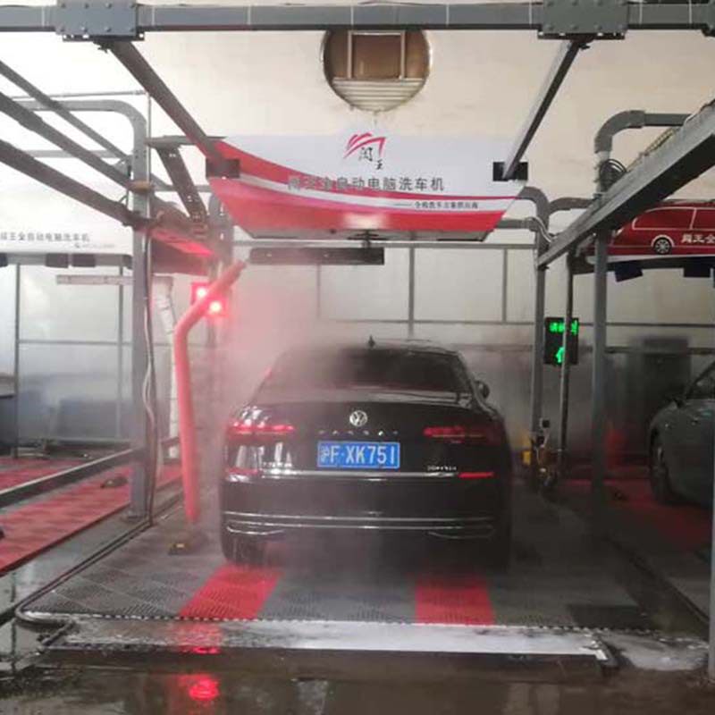 闯王电脑洗车机高压清洗泡沫喷洒24小时自动洗车设备清洗速度快
