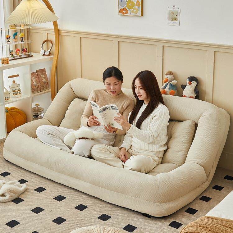 懒人沙发可躺可睡单人躺椅卧室两用双人榻榻米小沙发大型人类狗窝