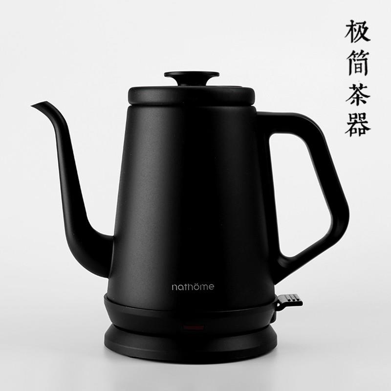 nathome/北欧欧慕NSH1810不锈钢快电热水壶烧水壶1L自动断电