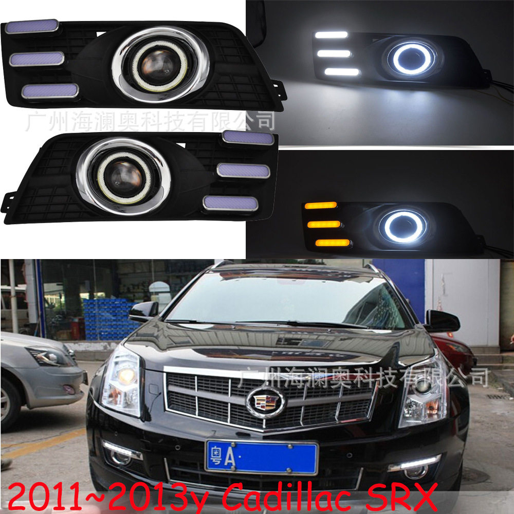 适用于凯迪拉克SRX雾灯透镜前照灯日行灯总成2011～2013款